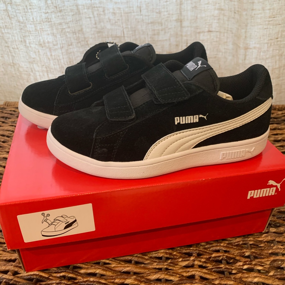New Puma Smash v2 Suede Sneaker, Size 1.5